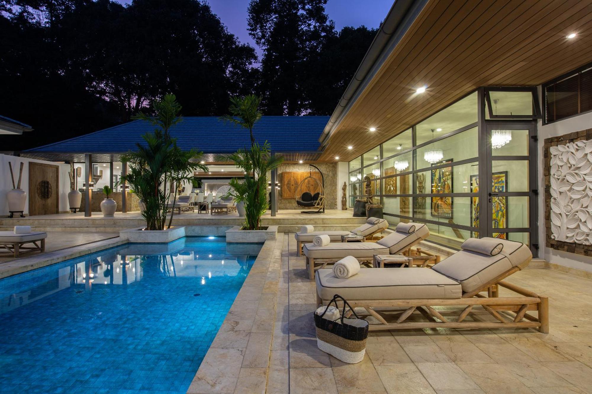 Luxury Tropical Riverside With Private Pool And Garden In Koh Samui