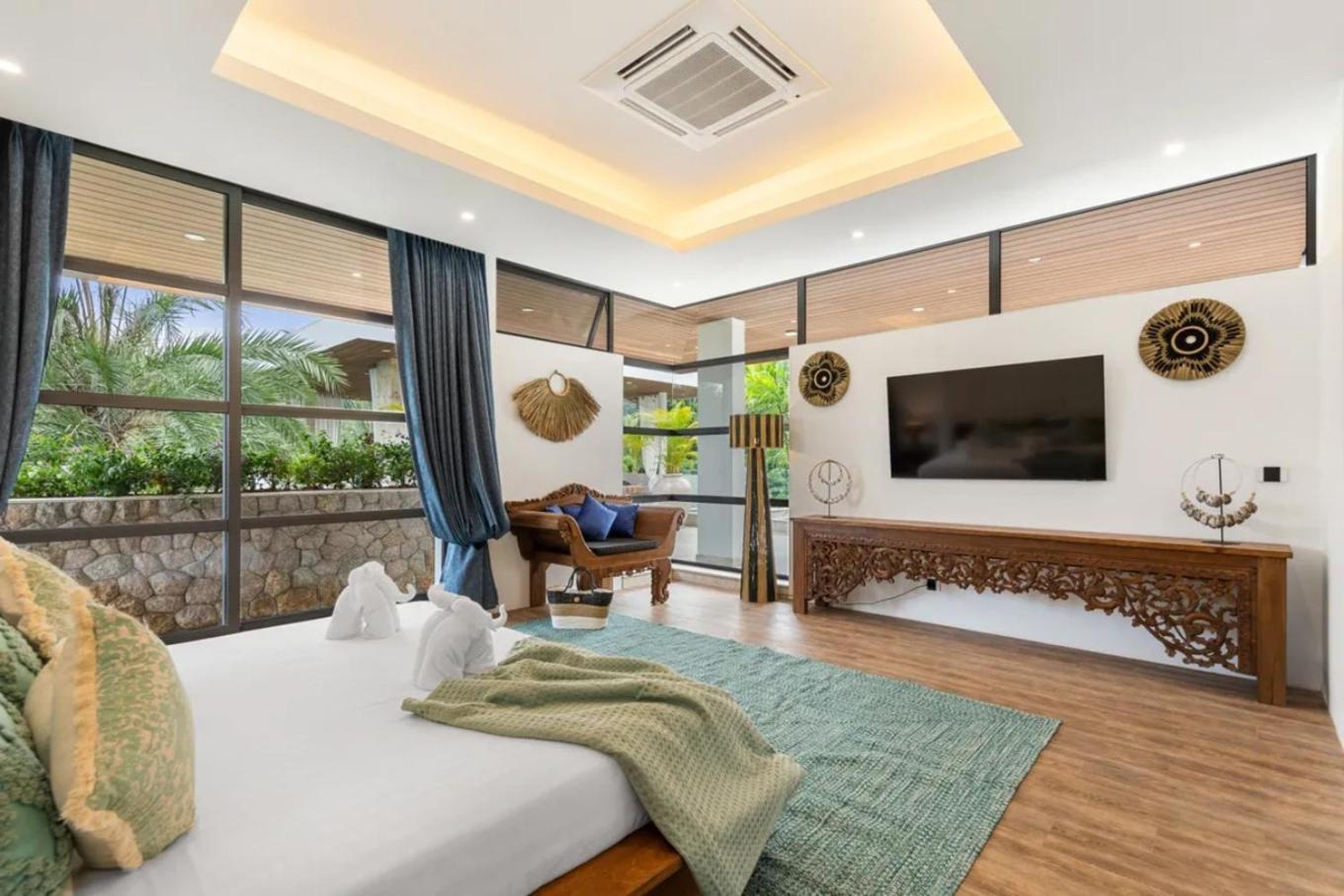 Luxury Tropical Riverside With Private Pool And Garden In Koh Samui Amphoe Koksamui